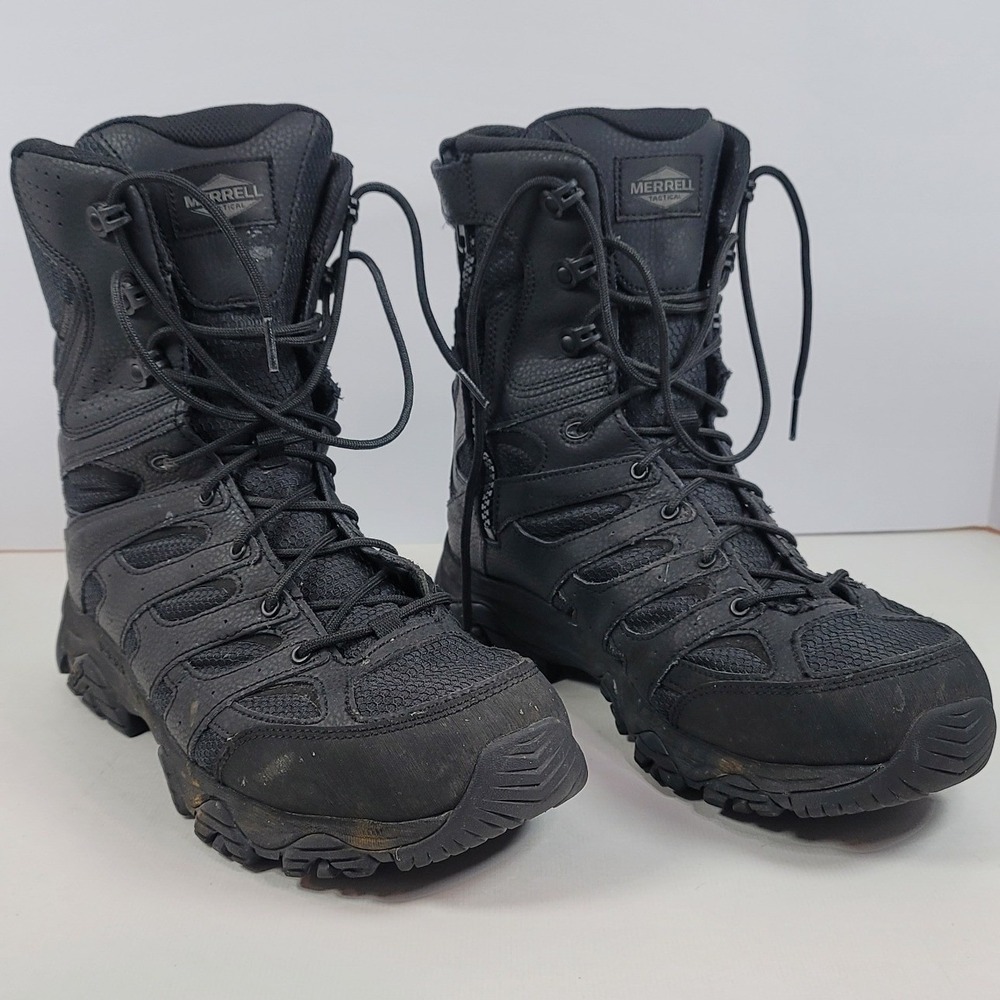 Merrell Moab 2 Tactical Waterproof 8 Inch Side Zip Boots Mens 11.5 J003907V